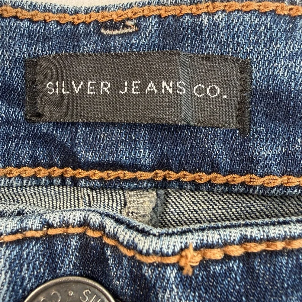 Silver Jeans Mens Gordie Straight Leg Stretch Jeans‎ 30x30 Medium Wash Denim